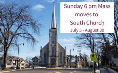 Sunday 6pm Mass Location Change
